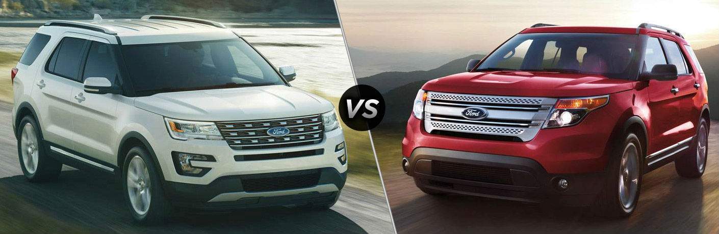 2018 Ford Explorer vs 2017 Ford Explorer