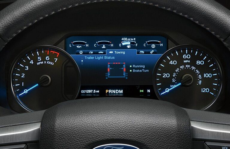 driver information display in a 2019 Ford F-150