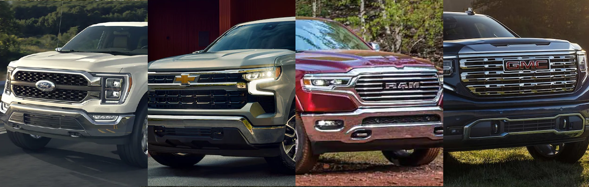 2023 Ford F-150 vs Chevy Silverado 1500 vs Ram 1500 vs GMC Sierra 1500