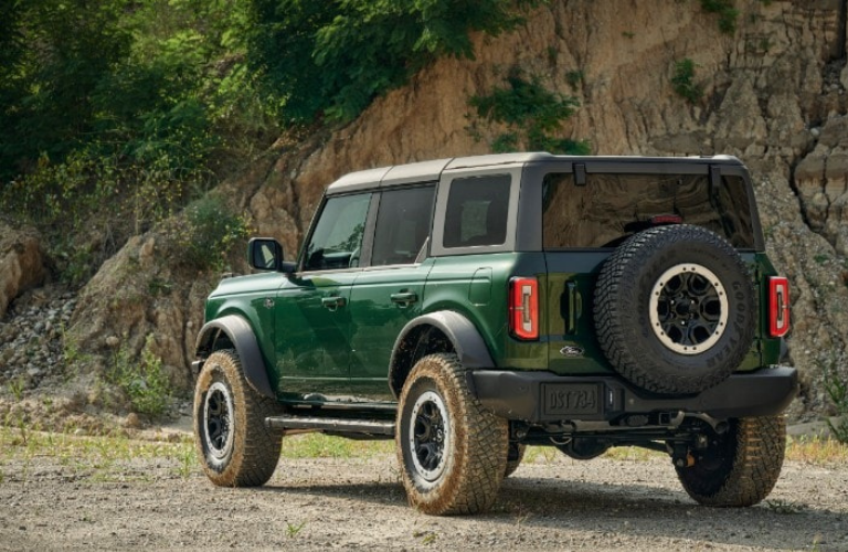 Back view of the 2022 Ford Bronco