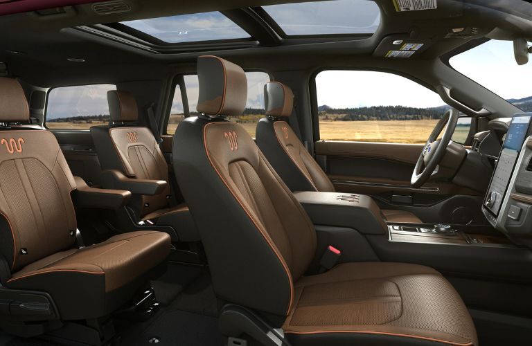 2023 Ford Expedition Front and Rear Interior