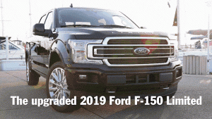 Gif showing off the 2019 Ford F-150 Limited