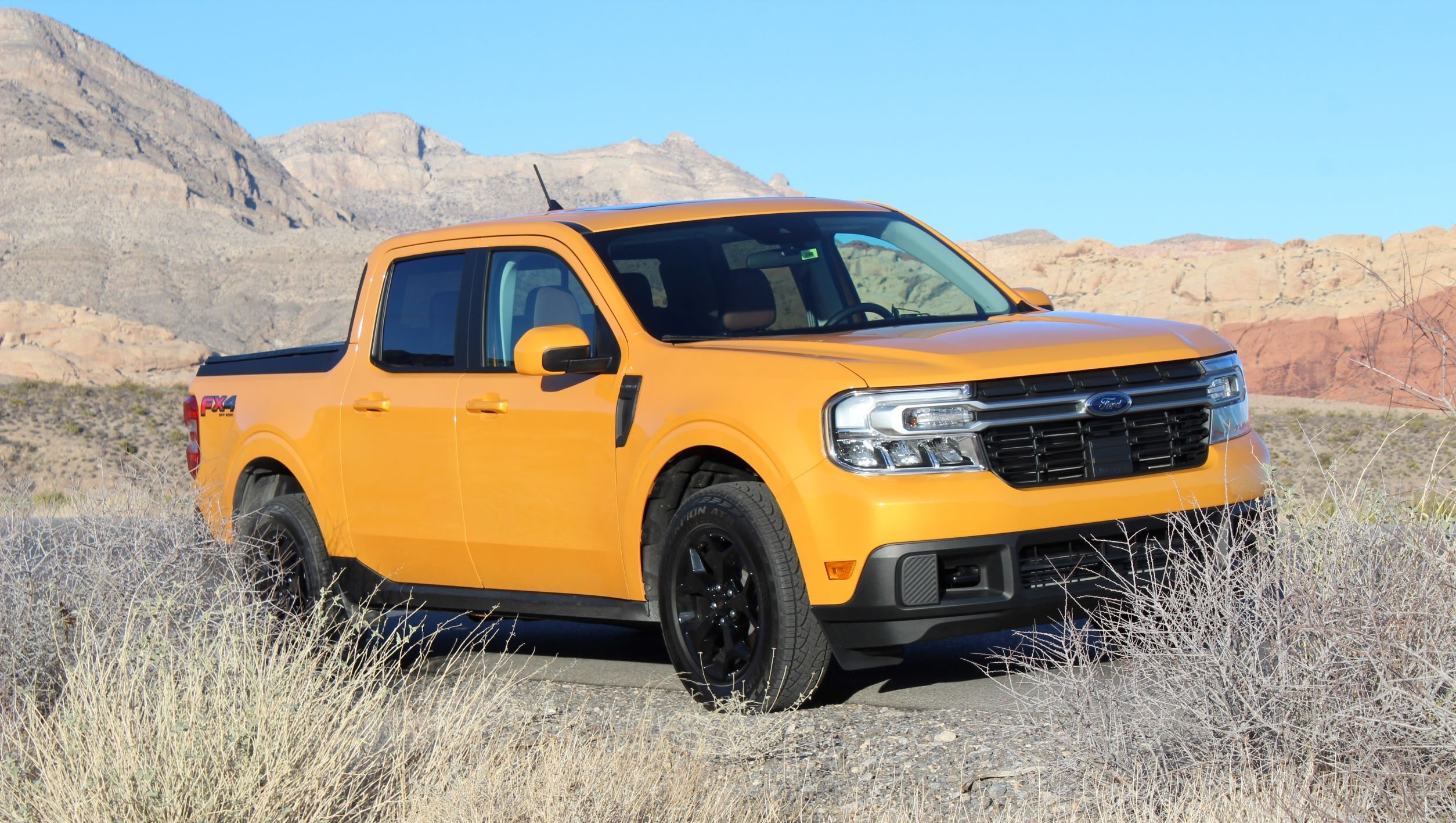 Yellow 2022 Ford Maverick