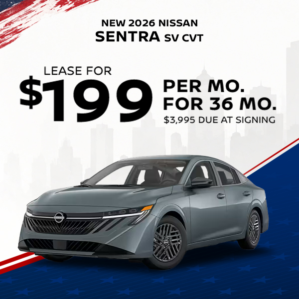 New 2026 Nissan Sentra SV CVT 
