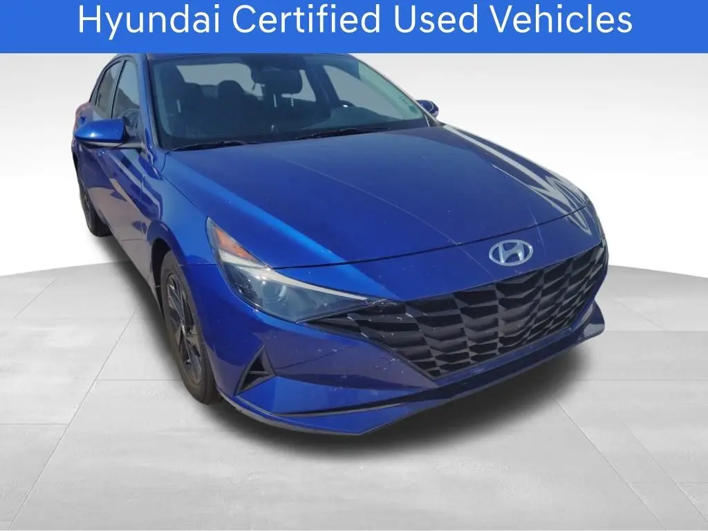 2023 Hyundai Elantra Hybrid Blue photo 2