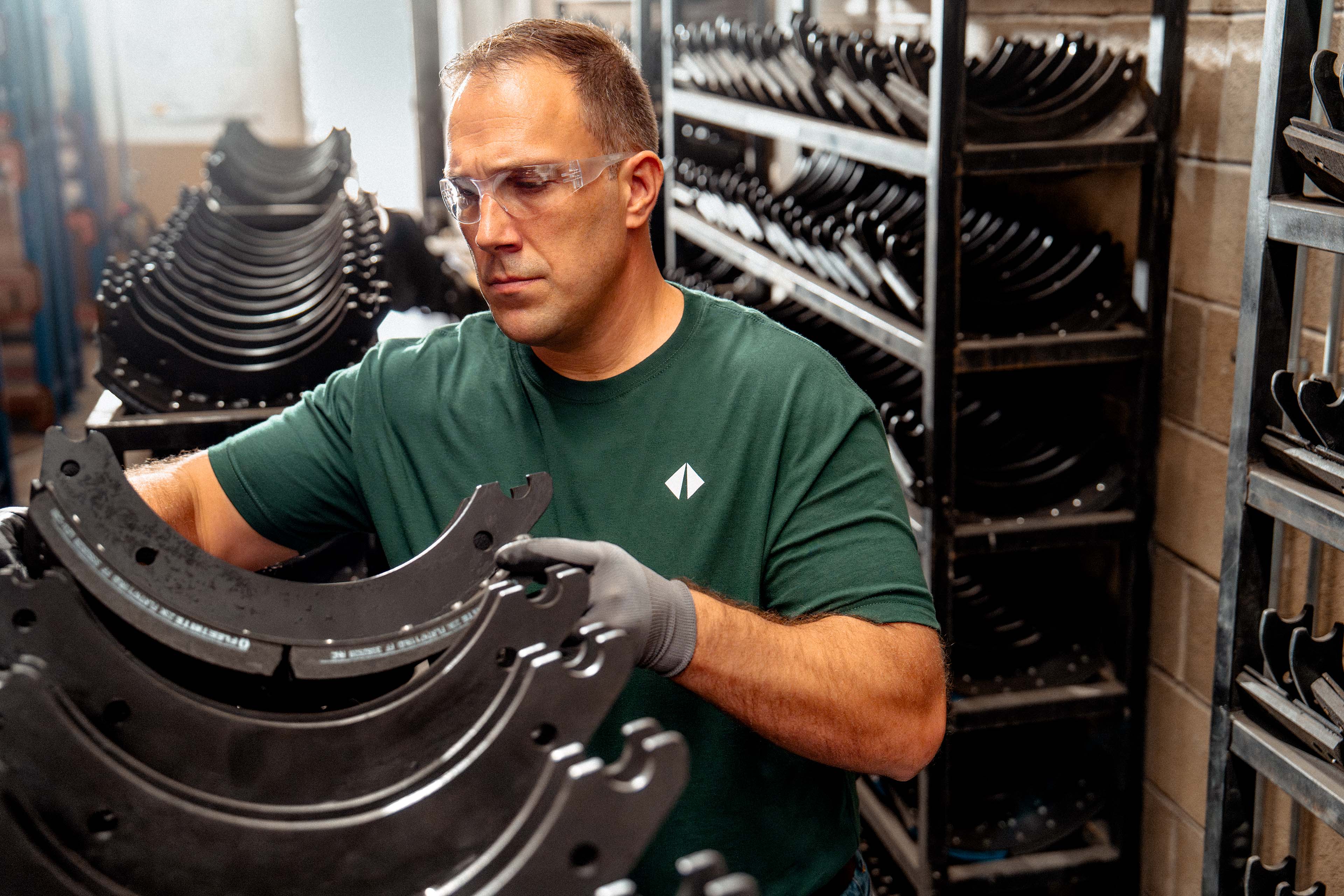 Lakeside International truck parts expert helping a customer