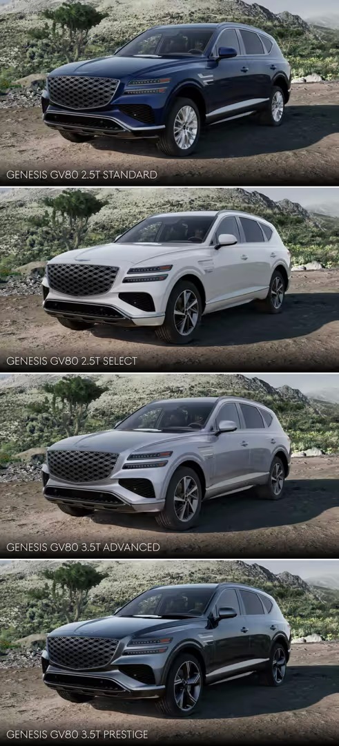 2025 Genesis GV80 Configurations