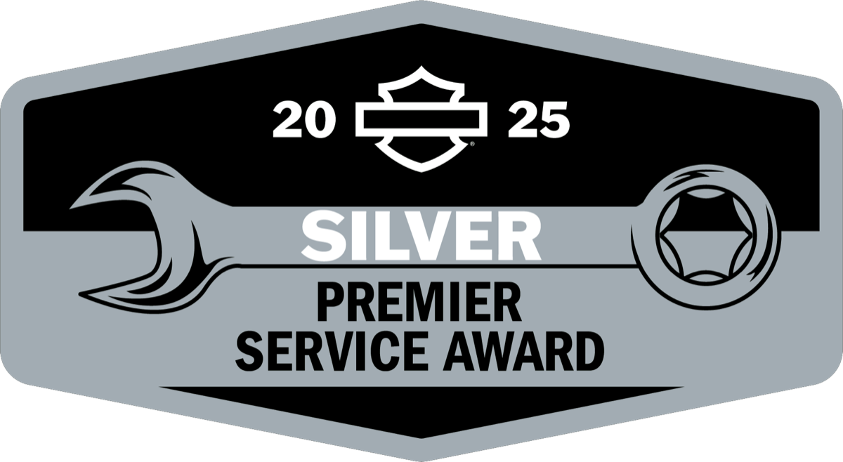 Harley-Davidson 2025 Premier Service Award, Silver status, Cajun Harley-Davidson