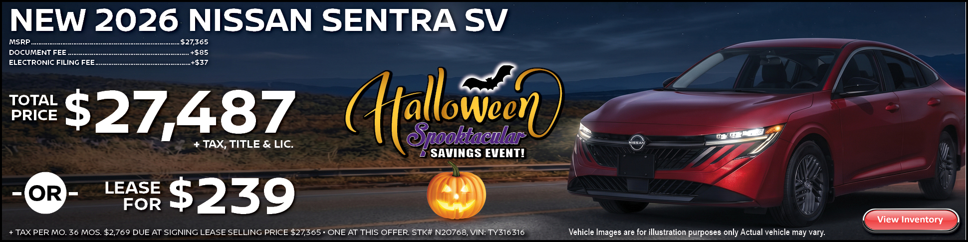 2026 Nissan Sentra SV