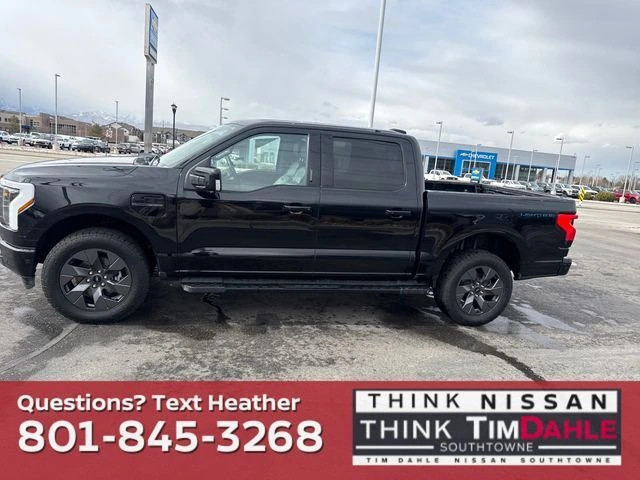 Used 2023 Ford F-150 Lightning Lariat with VIN 1FTVW1EL9PWG07695 for sale in South Jordan, UT