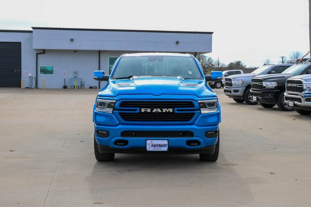 Used 2021 RAM Ram 1500 Pickup Laramie with VIN 1C6SRFJT2MN622027 for sale in Bartlesville, OK