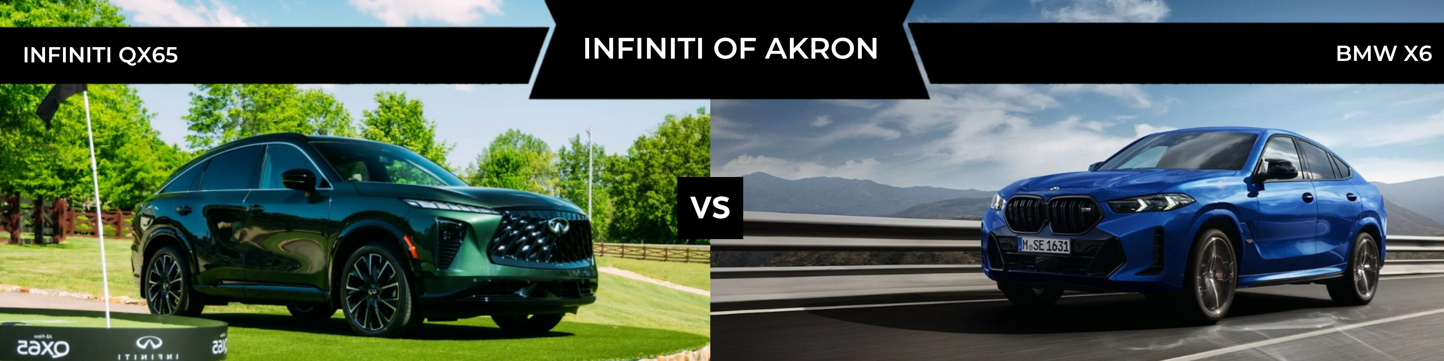 INFINITI QX65 vs. BMW X6