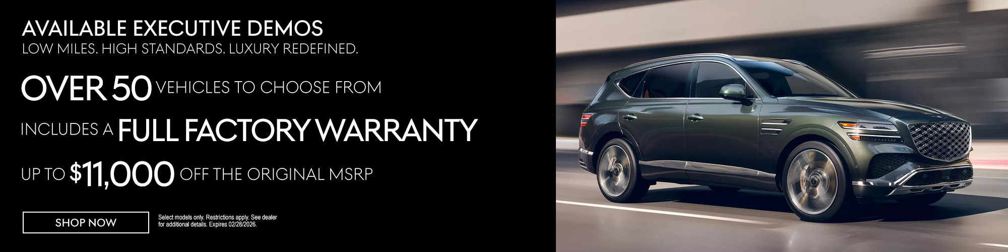 Available Executive Demos