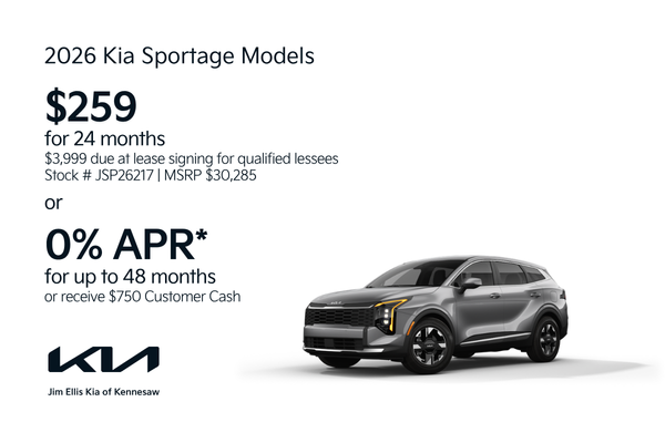 2026 Kia Sportage APR Offer