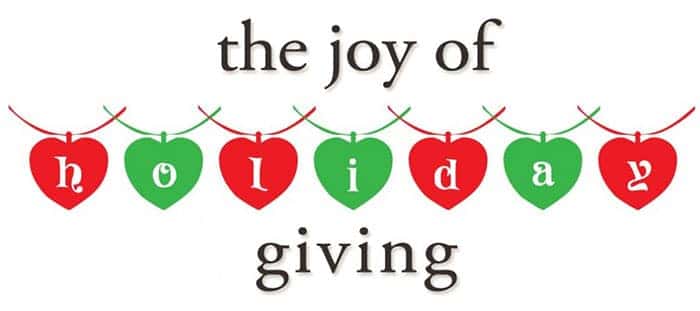 The joy of holiday giving