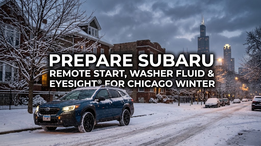 Prepare Subaru Remote Start, Washer Fluid & EyeSight® for Chicago Winter
