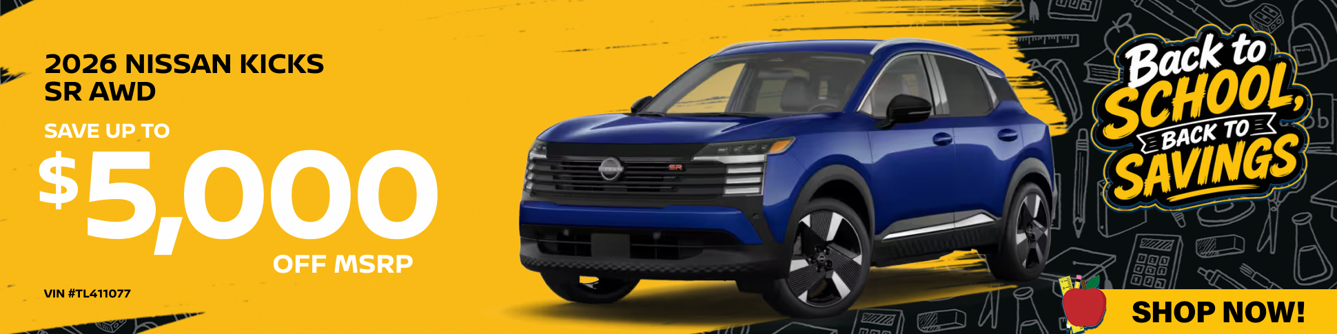 2026 NISSAN KICKS SR AWD 