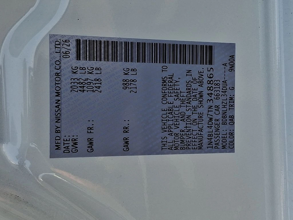 2026 Nissan Altima SV - Photo 16