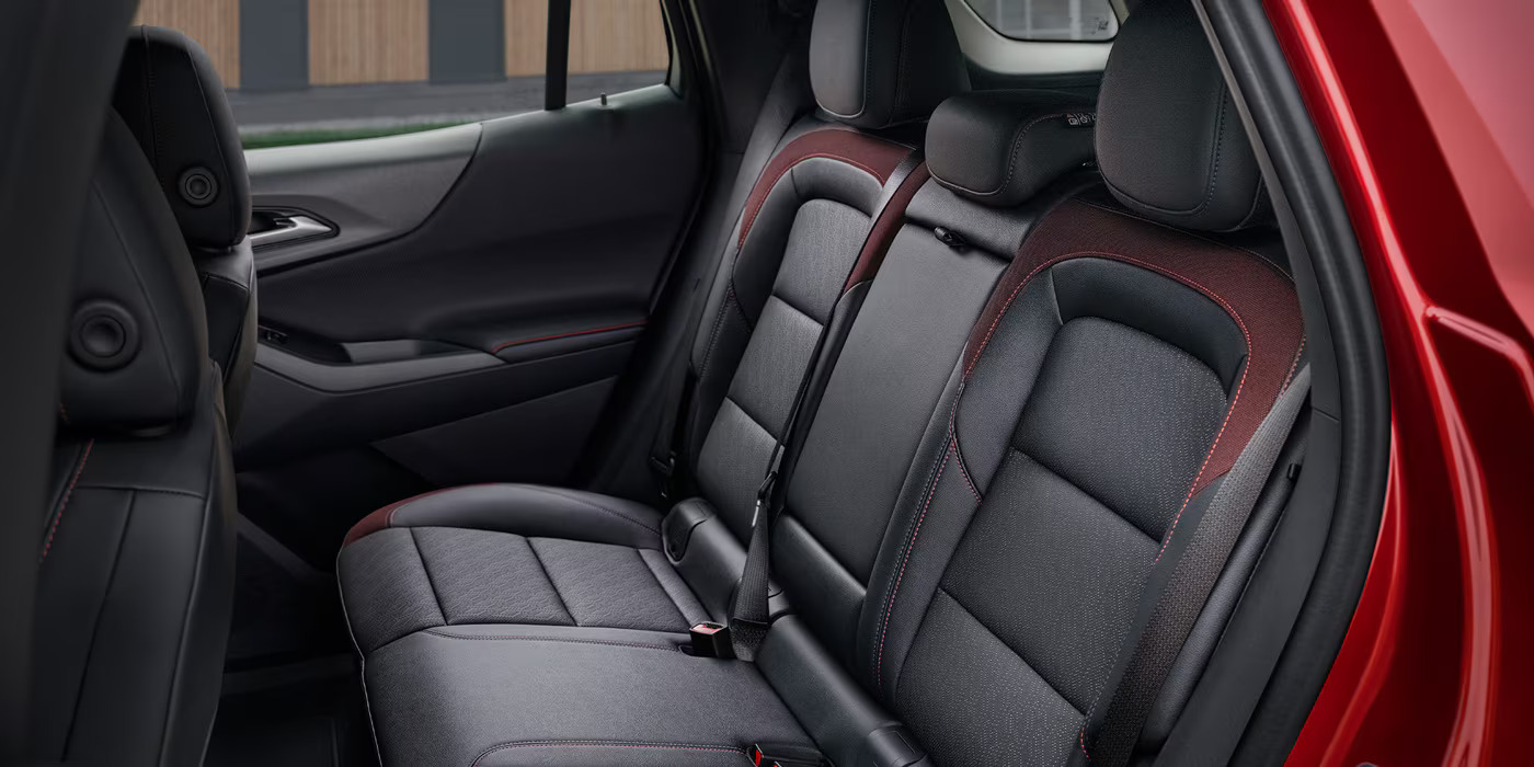 The rear seat in the equinox.