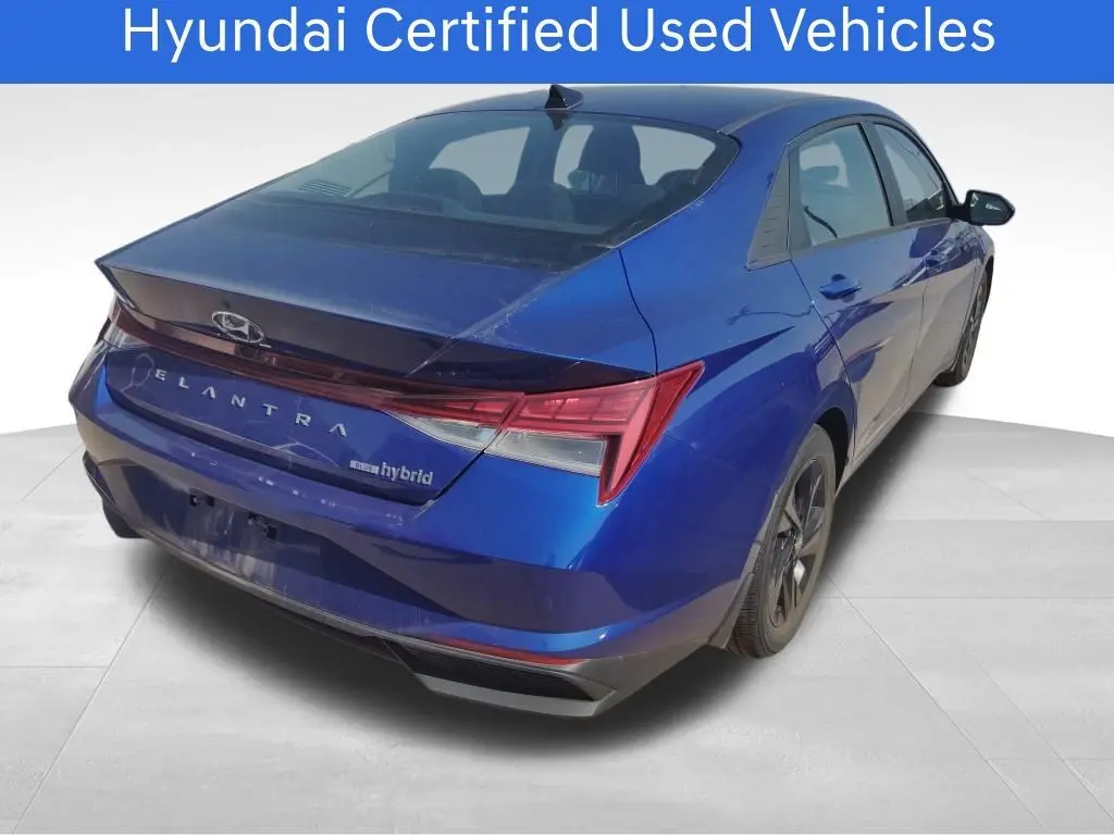 2023 Hyundai Elantra Hybrid Blue photo 4