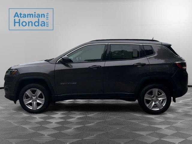 Used 2022 Jeep Compass Latitude with VIN 3C4NJDBB9NT237783 for sale in Tewksbury, MA