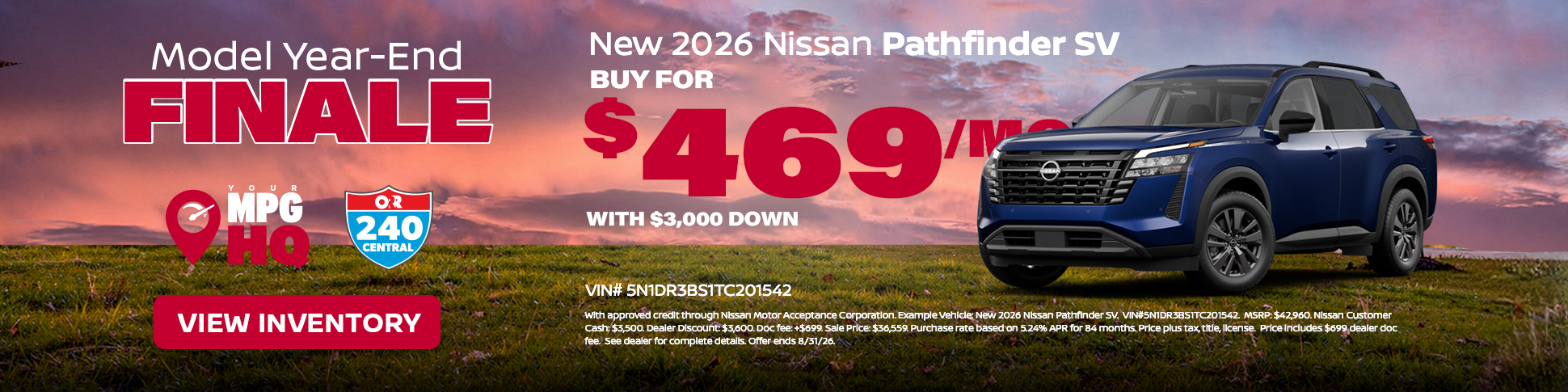 New 2026 Nissan Pathfinder