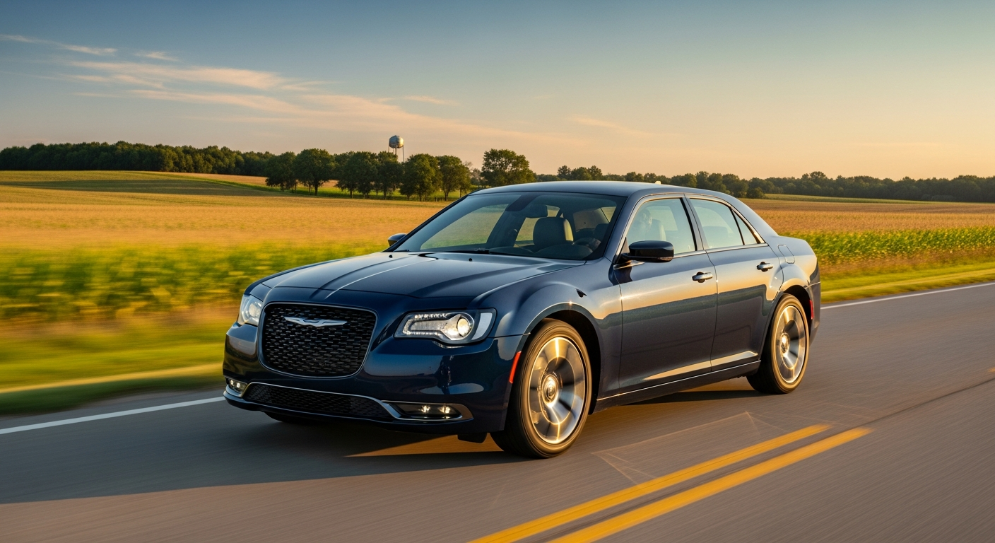 2026 Chrysler 300 sedan on an open road near Canton, IL