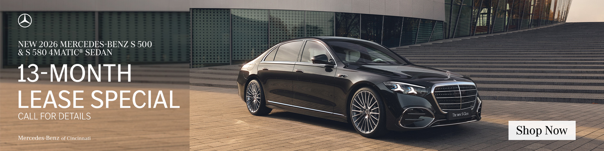 New 2026 Mercedes-Benz S 500 & S 580 4MATIC® Sedan