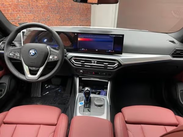 BMW i4 eDrive35 for sale near me interior red leather seats