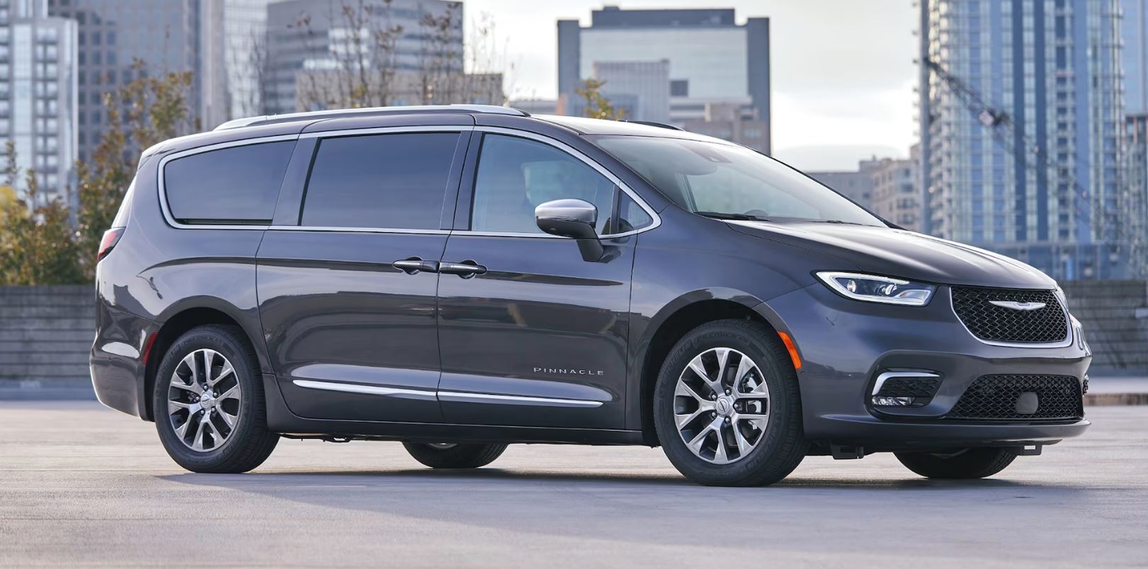 dark gray 2023 Chrysler Pacifica PHEV