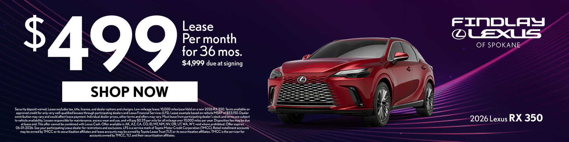  2026 Lexus RX 350