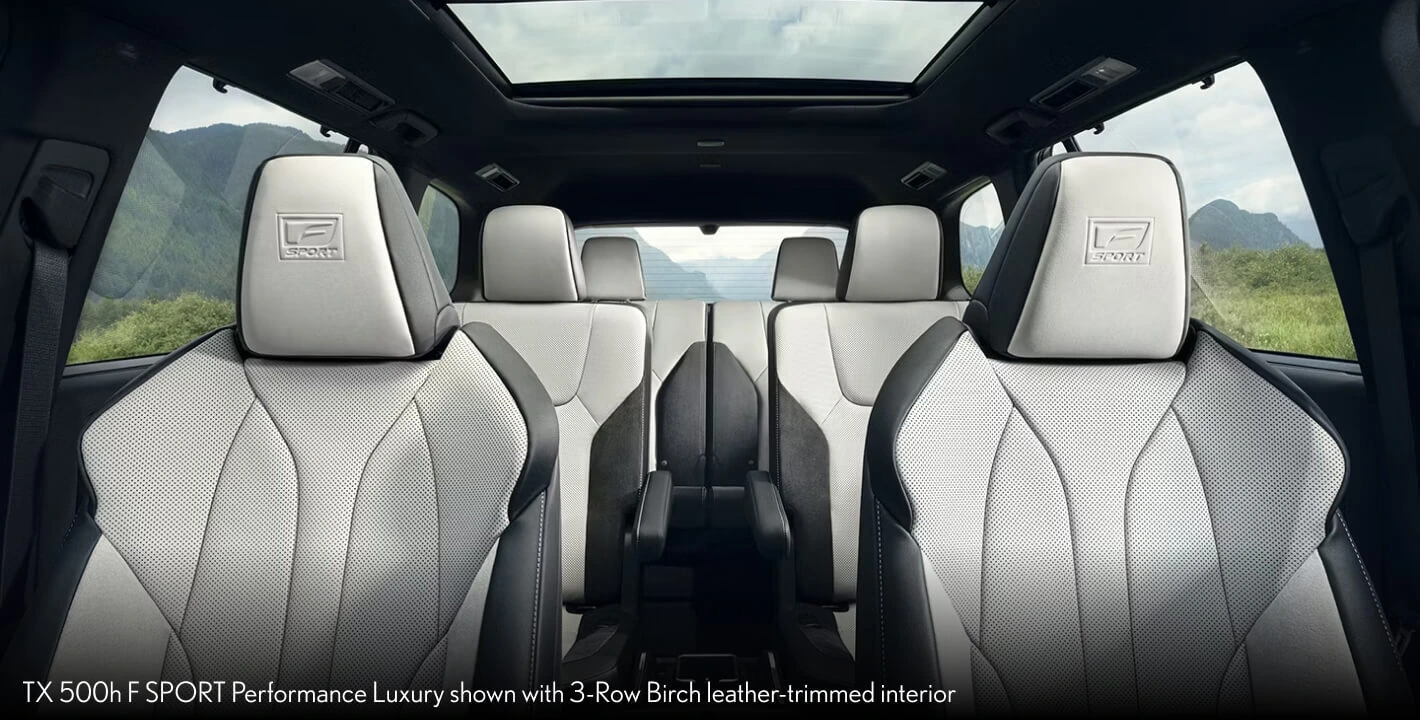 Lexus GX vs. TX Dimensions: Interior