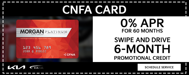 CFNA Card 0% APR For 60 Months Swipe & Drive 6-Month Promotional Credit