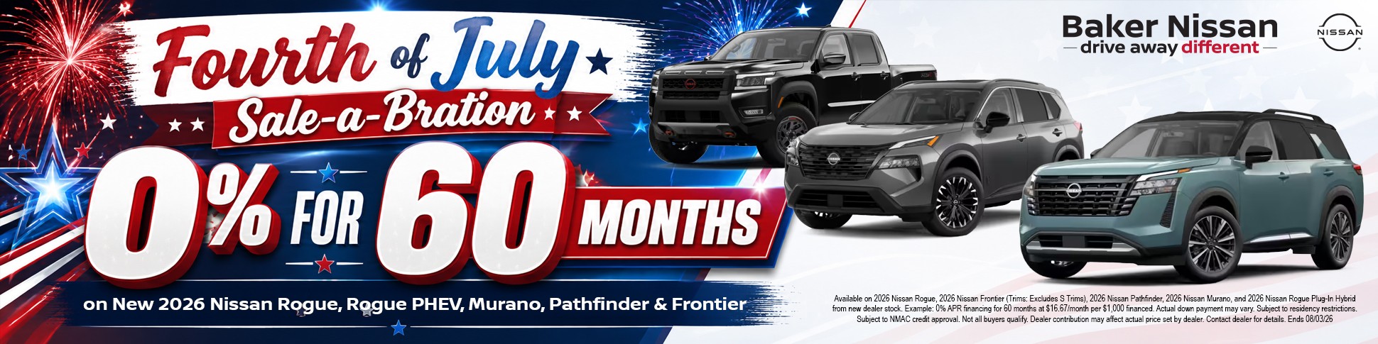 0% APR Banner