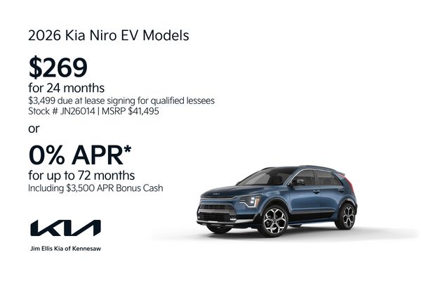 2026 Kia Niro EV Offers