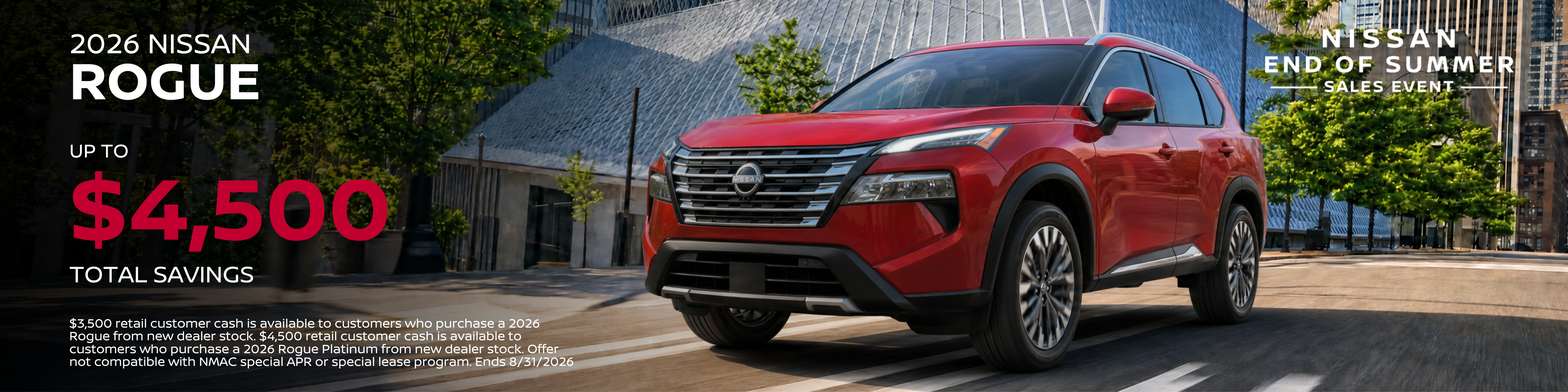 Nissan Rogue Specials 