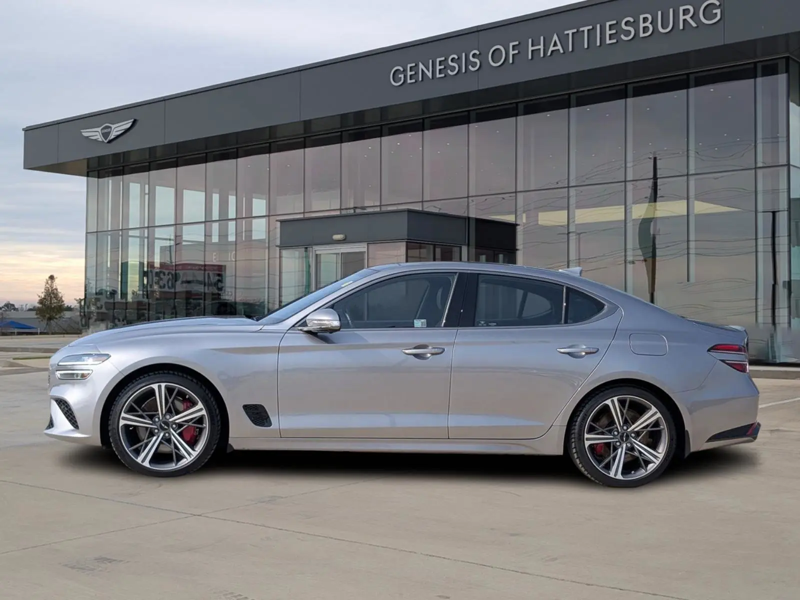 Used 2025 GENESIS G70 Sport Advanced with VIN KMTG54SE0SU145133 for sale in Hattiesburg, MS