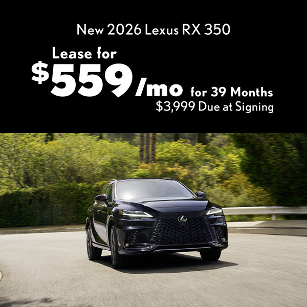 New 2026 Lexus RX 350