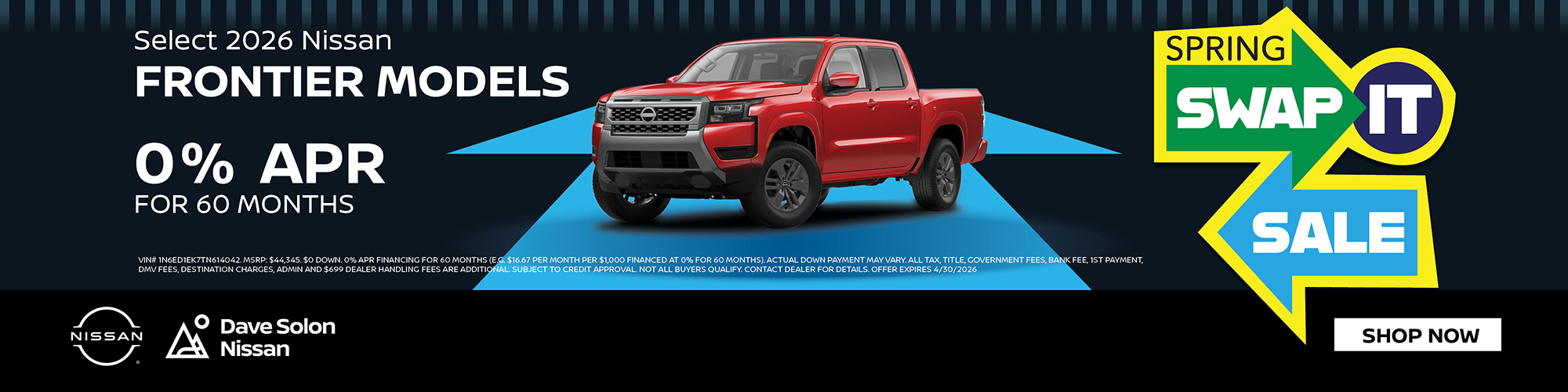 2026 Nissan Frontier Models