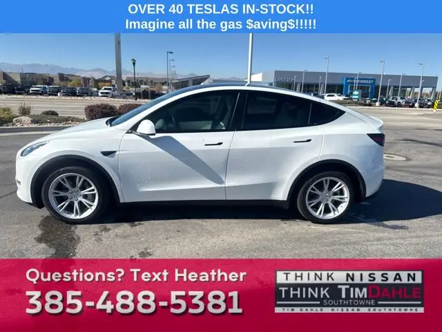 Used 2022 Tesla Model Y Long Range with VIN 7SAYGDEE9NF348482 for sale in South Jordan, UT