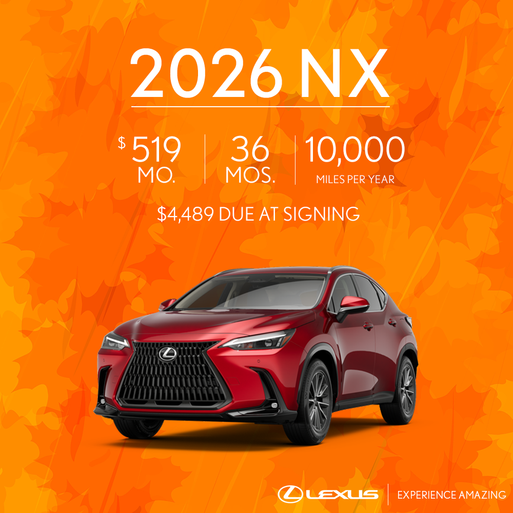 Select New 2026 Lexus NX Models