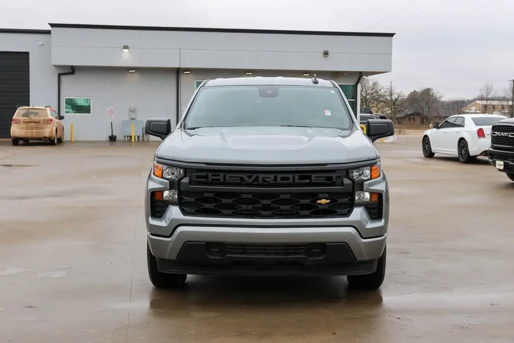 Used 2024 Chevrolet Silverado 1500 Custom with VIN 1GCRDBEK9RZ323070 for sale in Bartlesville, OK