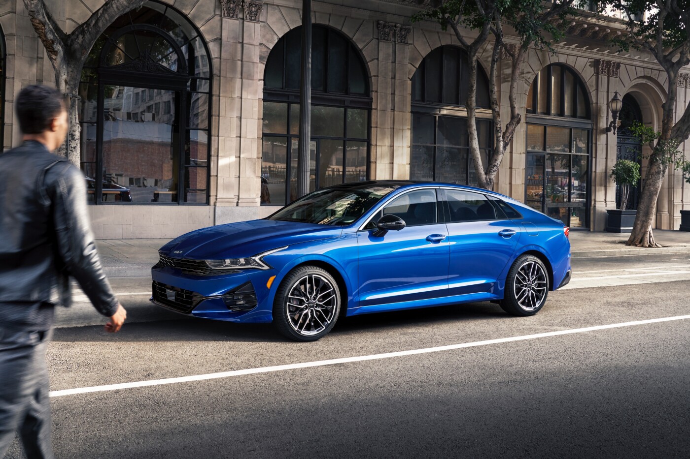 2022 Kia K5 in Sapphire Blue
