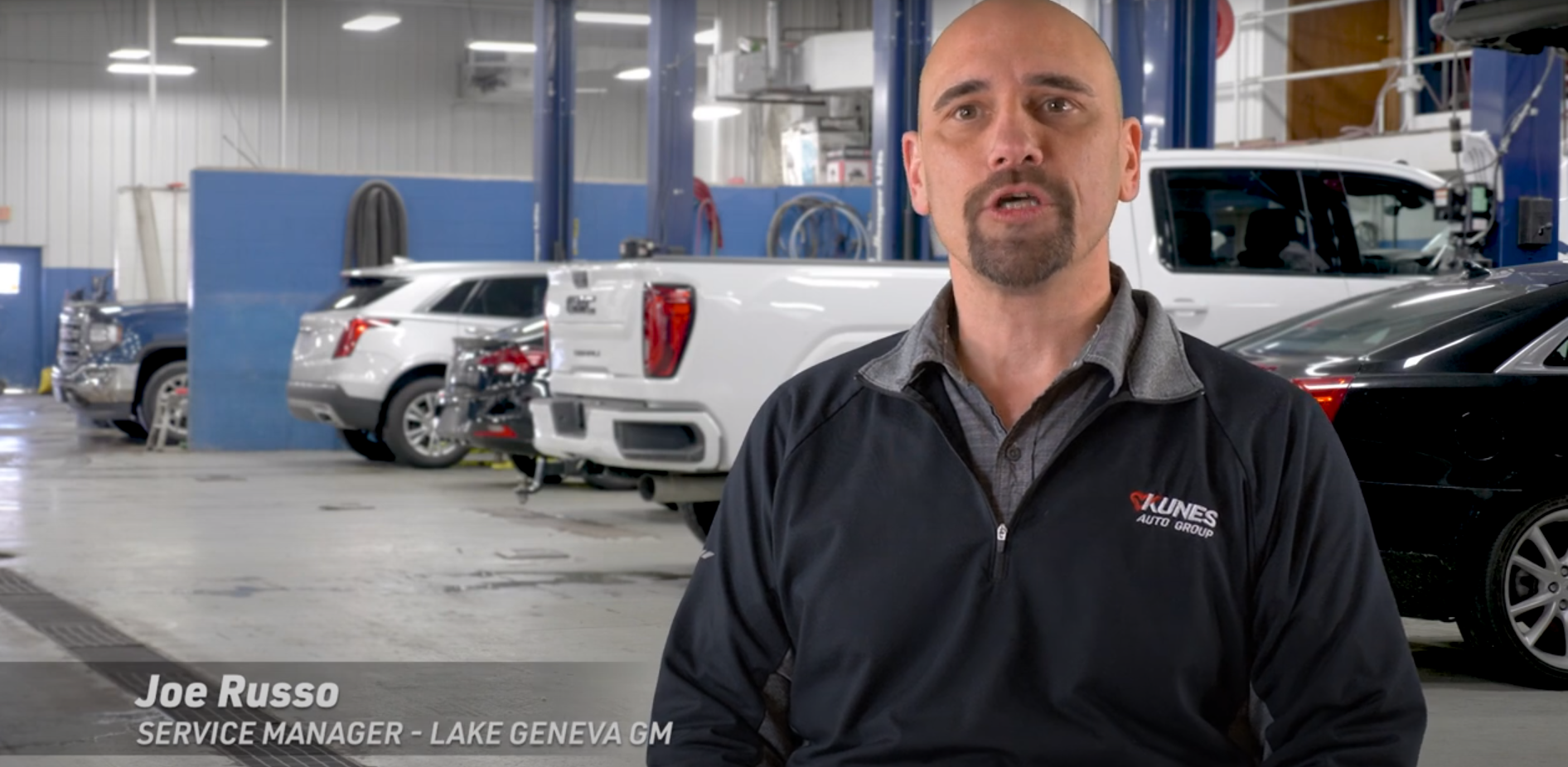 Joe Russo, Service Manager at Kunes Lake Geneva GM