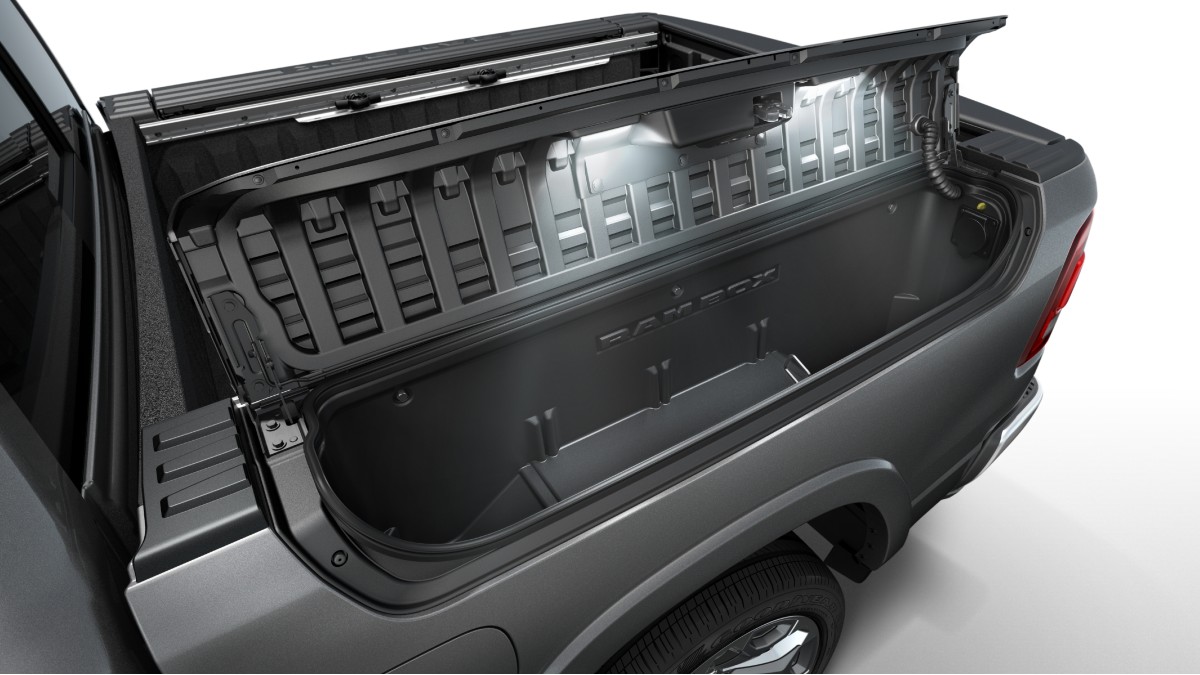 2024 RAM Power Wagon RAMBox Open with LED Lighting