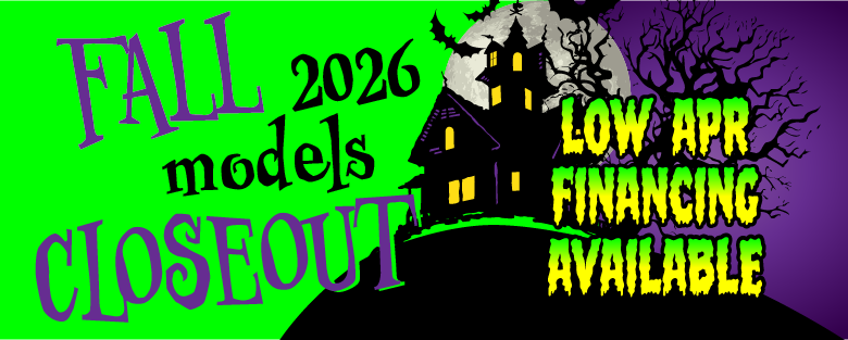 Fall Closeout on 2026 Models