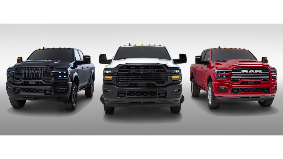 2025 RAM Heavy Duty Lineup Exterior Front Fascias