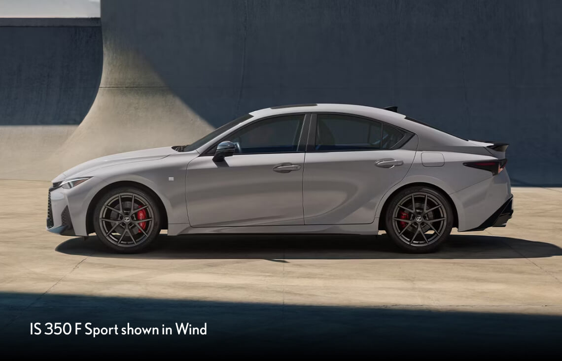 Lexus IS 350 F SPORT shown in Wind