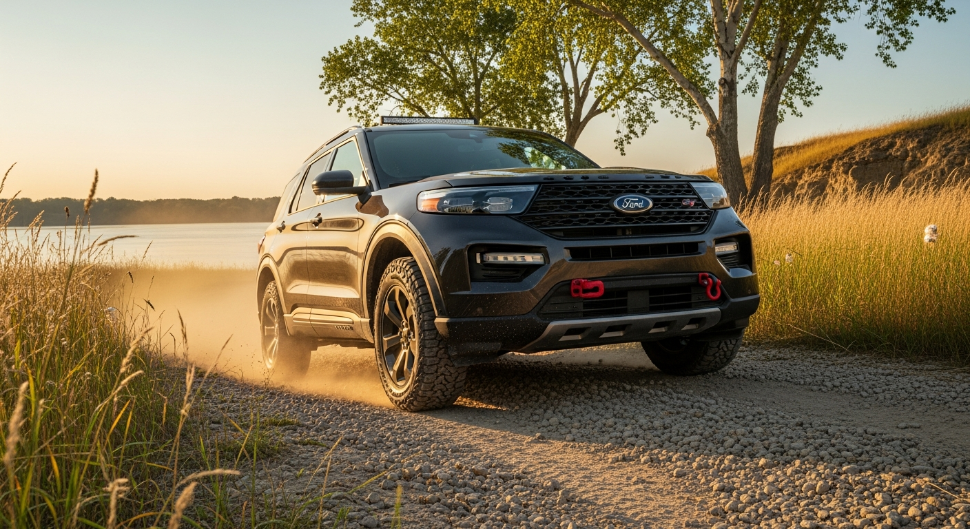 2026 Ford Explorer showcasing off-road capability