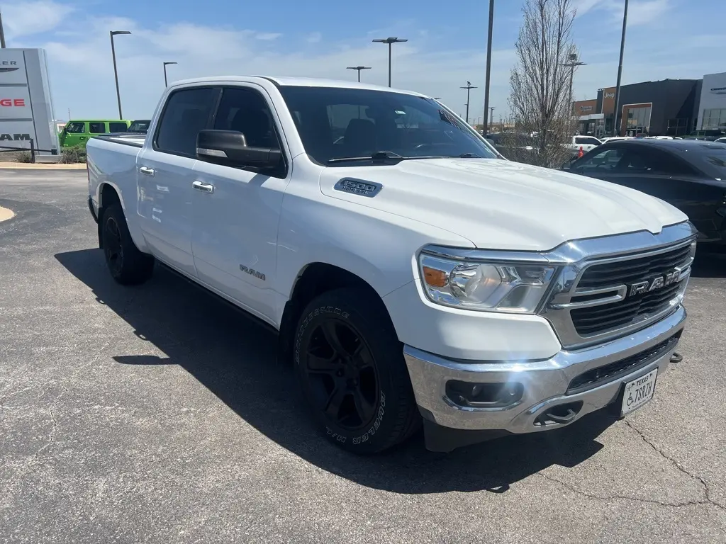Used 2019 RAM Ram 1500 Pickup Big Horn/Lone Star with VIN 1C6SRFFTXKN803348 for sale in Owasso, OK